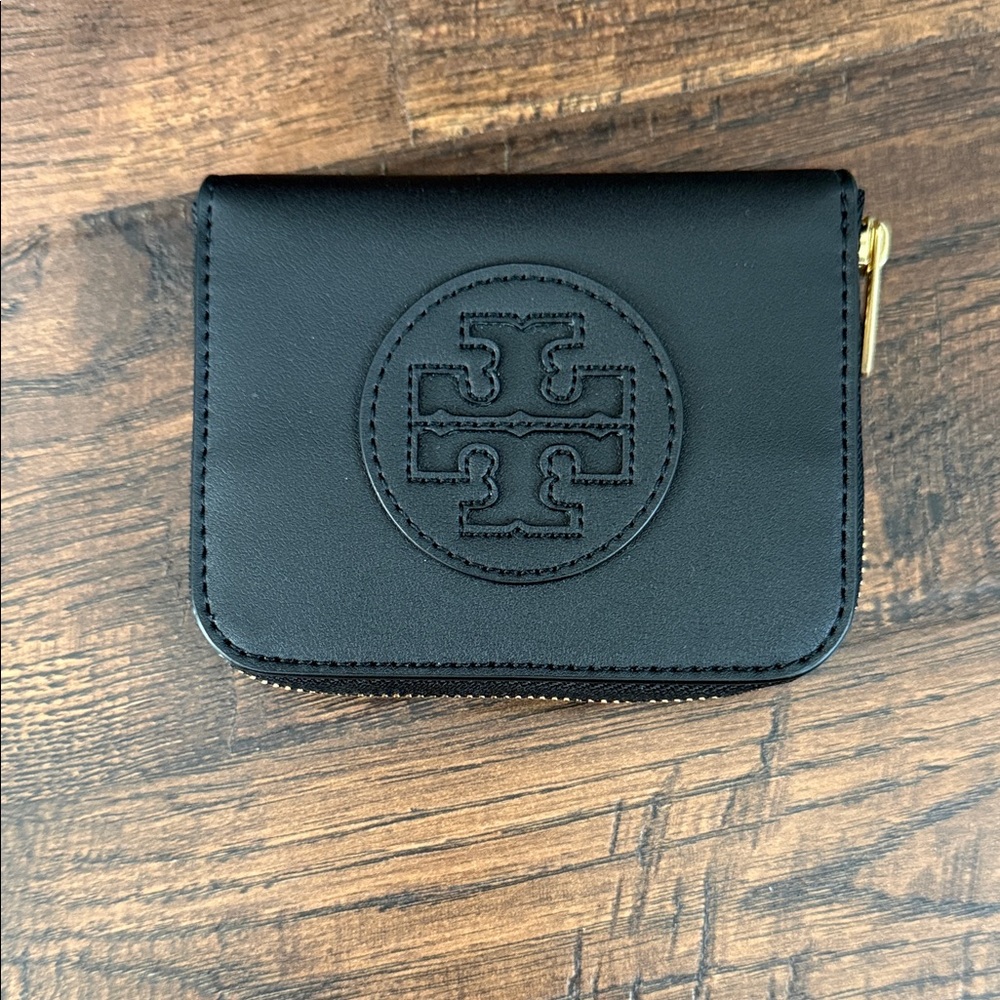 Tory Burch Black Leather Wallet
